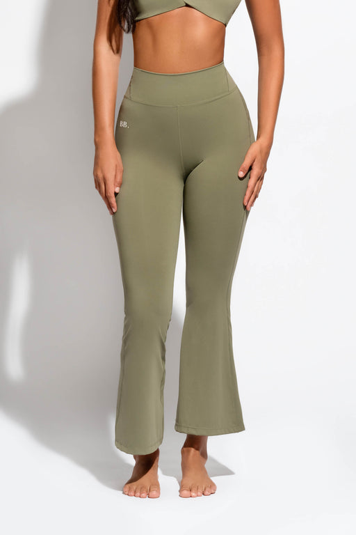 Flare Pants in Sage