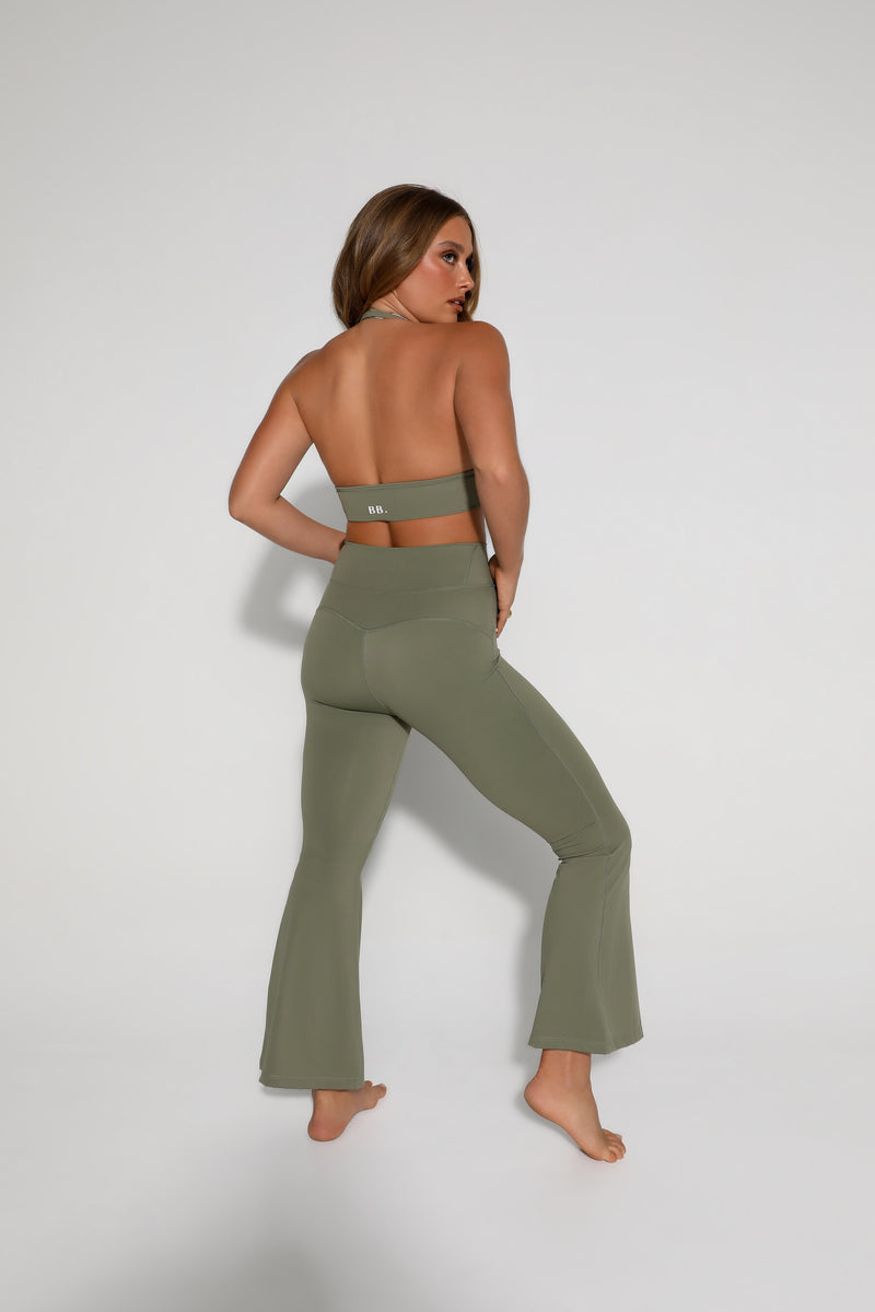 The Flare Set in Sage